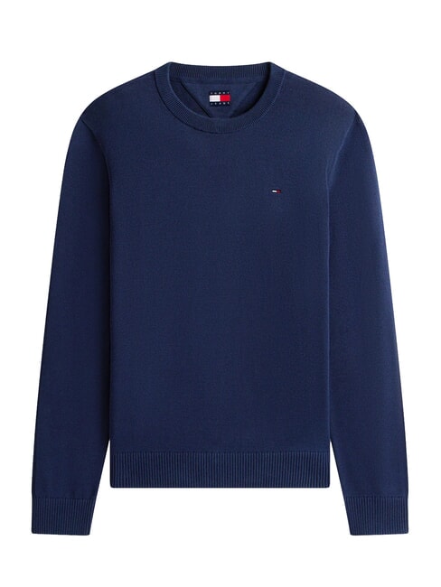 TJ Regenerated cotton sweater dark night navy - Men's Sweaters
