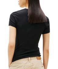 TOMMY HILFIGER SCRIPT LOGO Short-sleeved T-shirt black and black - T-shirt - 2