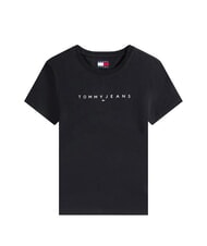TOMMY HILFIGER SCRIPT LOGO Short-sleeved T-shirt black and black - T-shirt - 3