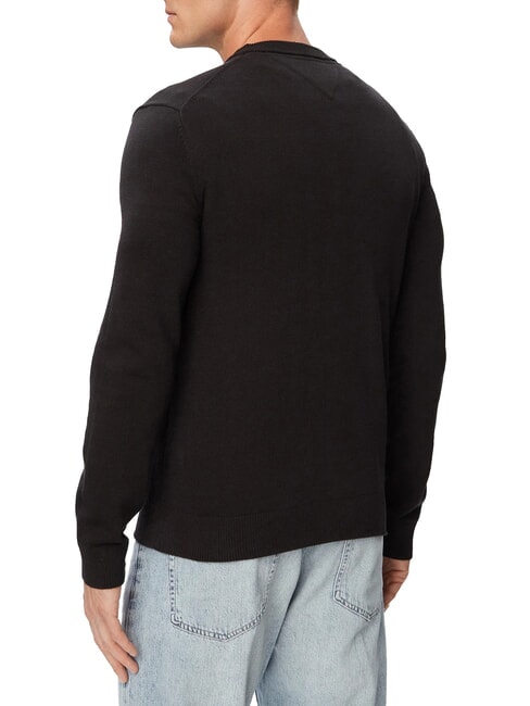 TJ Regenerated cotton sweater black - Men's Sweaters