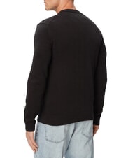 TOMMY HILFIGER TJ Regenerated cotton sweater black - Men's Sweaters - 2