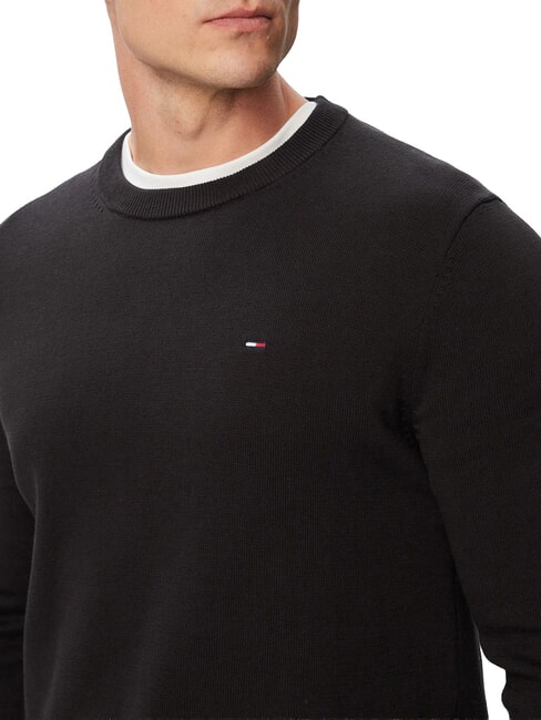 TJ Regenerated cotton sweater black - Men's Sweaters
