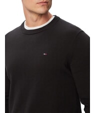 TOMMY HILFIGER TJ Regenerated cotton sweater black - Men's Sweaters - 3
