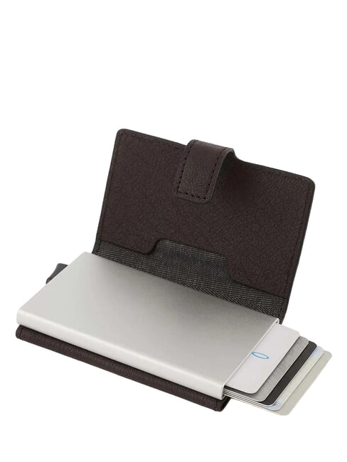 BLACK SQUARE Leather card holder case MORO - Men&rsquo;s Wallets