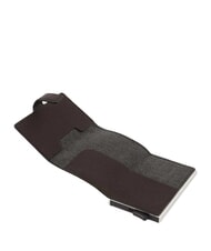 PIQUADRO BLACK SQUARE Leather card holder case MORO - Men&rsquo;s Wallets - 3