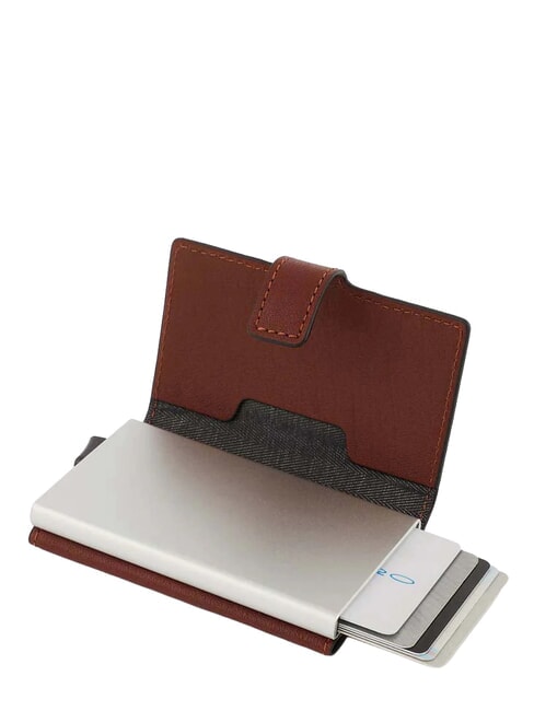 BLACK SQUARE Leather card holder case LEATHER - Men&rsquo;s Wallets