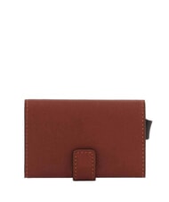 PIQUADRO BLACK SQUARE Leather card holder case LEATHER - Men&rsquo;s Wallets - 4