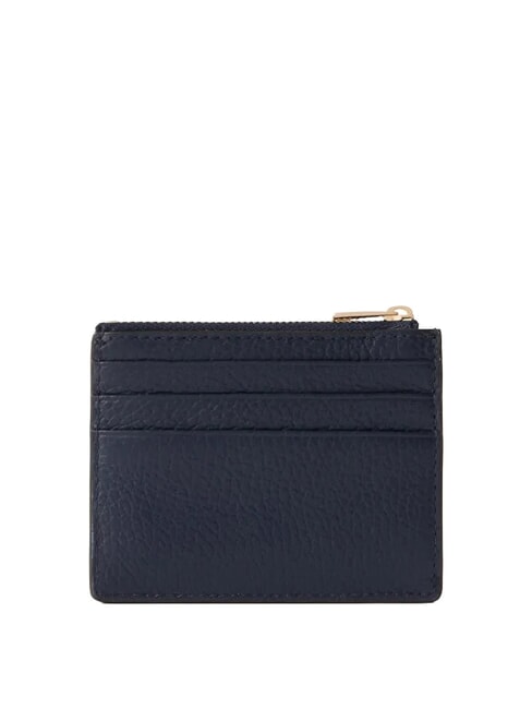 CAMELIA Flat leather card holder ink blue - Women&rsquo;s Wallets