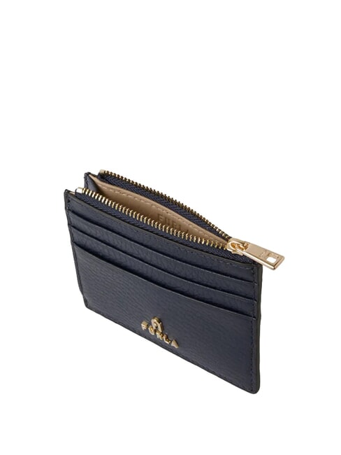 CAMELIA Flat leather card holder ink blue - Women&rsquo;s Wallets