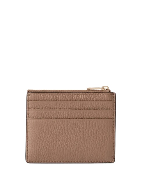 CAMELIA Flat leather card holder toffee - Women&rsquo;s Wallets