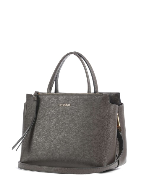 ARLETTIS Hammered leather handbag mud - Women&rsquo;s Bags