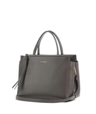 COCCINELLE ARLETTIS Hammered leather handbag mud - Women&rsquo;s Bags - 3