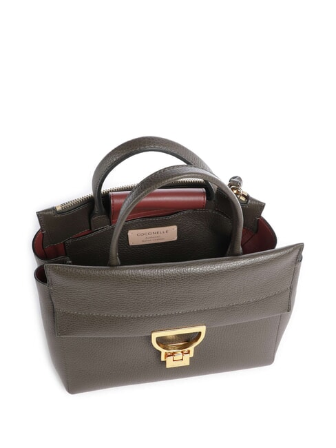 ARLETTIS Hammered leather handbag mud - Women&rsquo;s Bags