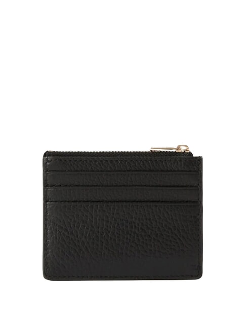 CAMELIA Flat leather card holder Black - Women&rsquo;s Wallets