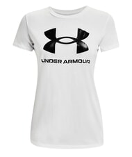 UNDER ARMOUR LOGO Short-sleeved T-shirt white - T-shirt - 4