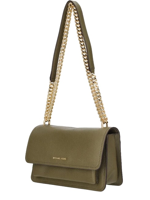 CLAIRE Leather shoulder bag, cross-body bag loden - Women&rsquo;s Bags