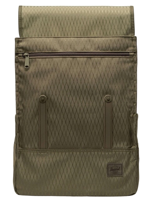 SURVEY  Backpack in recycled PET ivy green diamond - Backpacks & School and Leisure