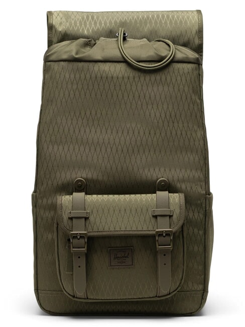 LITTLE AMERICA MID Mid size backpack ivy green diamond - Backpacks & School and Leisure