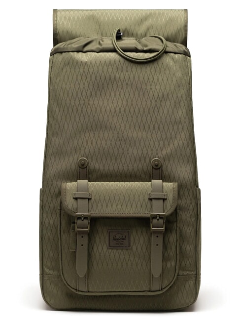 LITTLE AMERICA  Standard size backpack ivy green diamond - Backpacks & School and Leisure