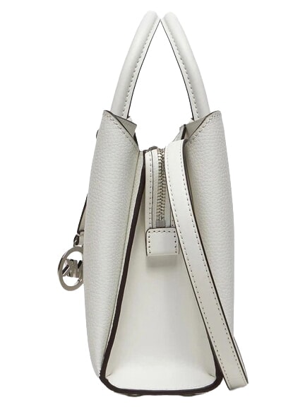 RUTHI Handbag with shoulder strap, in leather white - Women&rsquo;s Bags