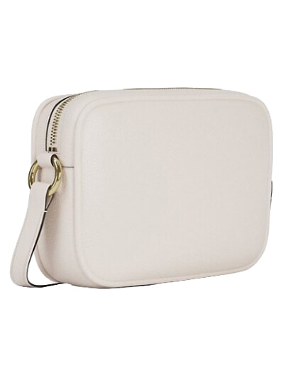 JET SET Adjustable shoulder bag, in leather white - Women&rsquo;s Bags