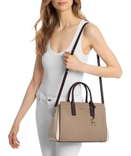 MICHAEL KORS LAILA Handbag with shoulder strap, in leather - Women&rsquo;s Bags