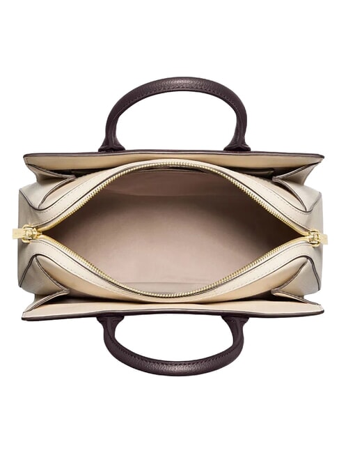 LAILA Handbag with shoulder strap, in leather brown - Women&rsquo;s Bags
