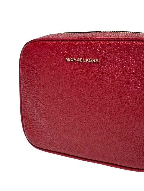 JET SET Mini shoulder bag, in leather red - Women&rsquo;s Bags