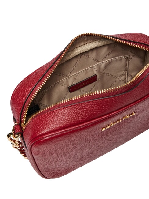 JET SET Mini shoulder bag, in leather red - Women&rsquo;s Bags