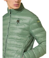 BLAUER SEWALL Short padded down jacket, high collar green 60f interior grey 995 - Men's down jackets - 3