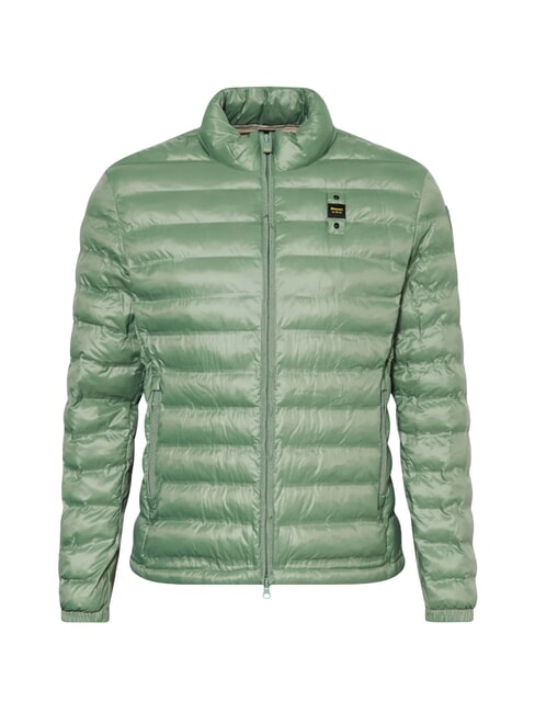 SEWALL Short padded down jacket, high collar green 60f interior grey 995 - Men's down jackets