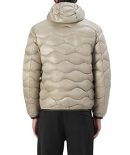 BLAUER WAVE Short padded down jacket with hood foggy grey - Men's down jackets - 2