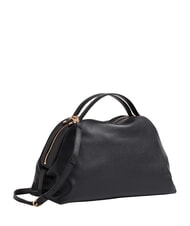 BORBONESE SEXY Handbag with shoulder strap, in leather Black - Women&rsquo;s Bags - 2