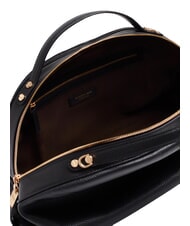 BORBONESE SEXY Handbag with shoulder strap, in leather Black - Women&rsquo;s Bags - 4