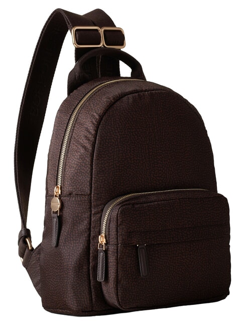 B-CLUB Backpack with front pocket chocolate - Women&rsquo;s Bags