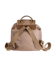BORBONESE B-CLUB Backpack with front pocket Beiger sea - Women&rsquo;s Bags - 3