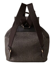 BORBONESE B-CLUB Backpack with front pocket tar - Women&rsquo;s Bags - 3