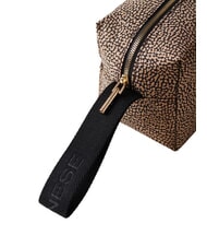 BORBONESE B-CLUB Beauty case with wristband op / natu - Beauty Case - 4