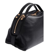 BORBONESE SEXY Handbag with shoulder strap, in leather Black - Women&rsquo;s Bags - 3
