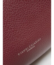 GIANNI CHIARINI HELENA ROUND Shoulder bag with shoulder strap, in leather antique ruby - Women&rsquo;s Bags - 4