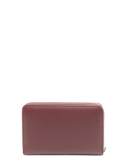 GRAIN Medium leather zip around wallet antique ruby - Women&rsquo;s Wallets