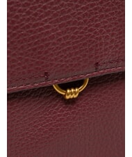 GIANNI CHIARINI VICKY Mini shoulder bag, in leather antique ruby - Women&rsquo;s Bags - 3