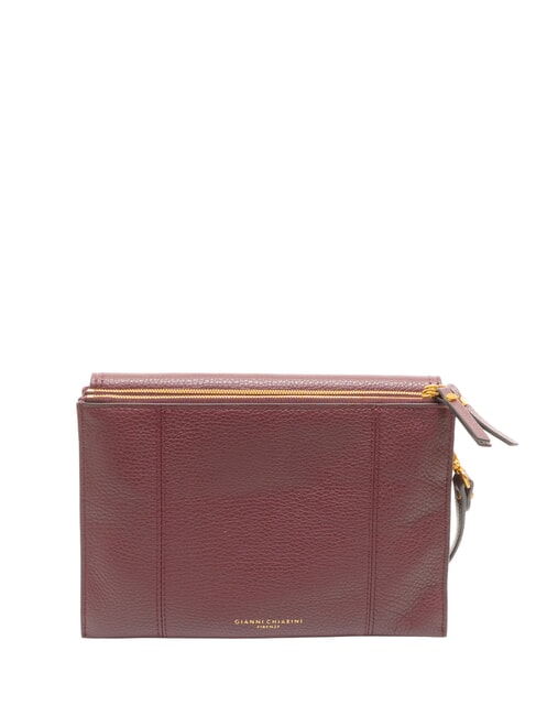 VICKY Mini shoulder bag, in leather antique ruby - Women&rsquo;s Bags