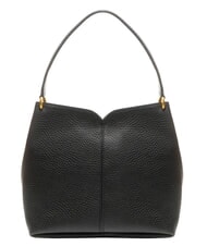 GIANNI CHIARINI SANDRA Shoulder bag with shoulder strap, in leather Black - Women&rsquo;s Bags - 4