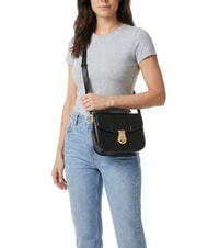 THE BRIDGE MIA Mini shoulder bag Black Gold - Women&rsquo;s Bags - 2