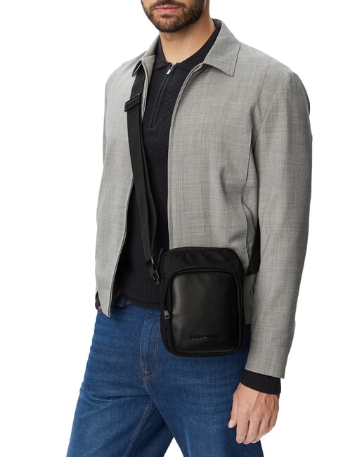 TH NYLON Shoulder bag black - Over-the-shoulder Bags for Men