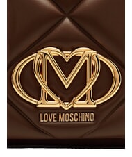 LOVE MOSCHINO EMBOSSED QUILTED Shoulder bag, quilted brown - Women&rsquo;s Bags - 7