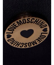 LOVE MOSCHINO EMBOSSED QUILTED Quilted backpack Black - Women&rsquo;s Bags - 4