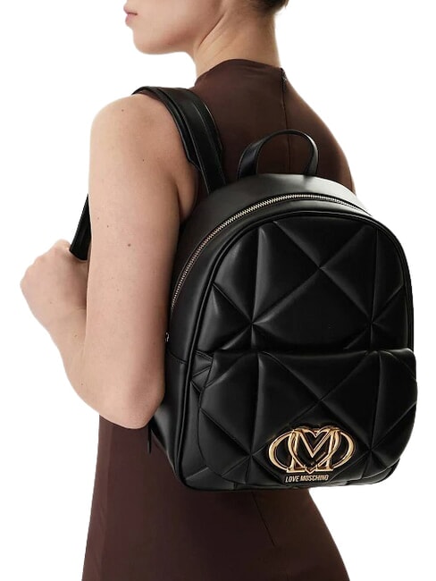 EMBOSSED QUILTED Quilted backpack Black - Women&rsquo;s Bags