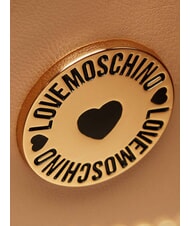 LOVE MOSCHINO EMBOSSED QUILTED Mini quilted shoulder bag brown - Women&rsquo;s Bags - 6